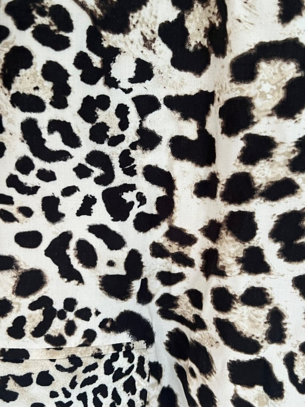 Chico's Animal Print Open Blazer Jacket Cheetah Office Professional Casual 1 Med - Picture 3 of 6